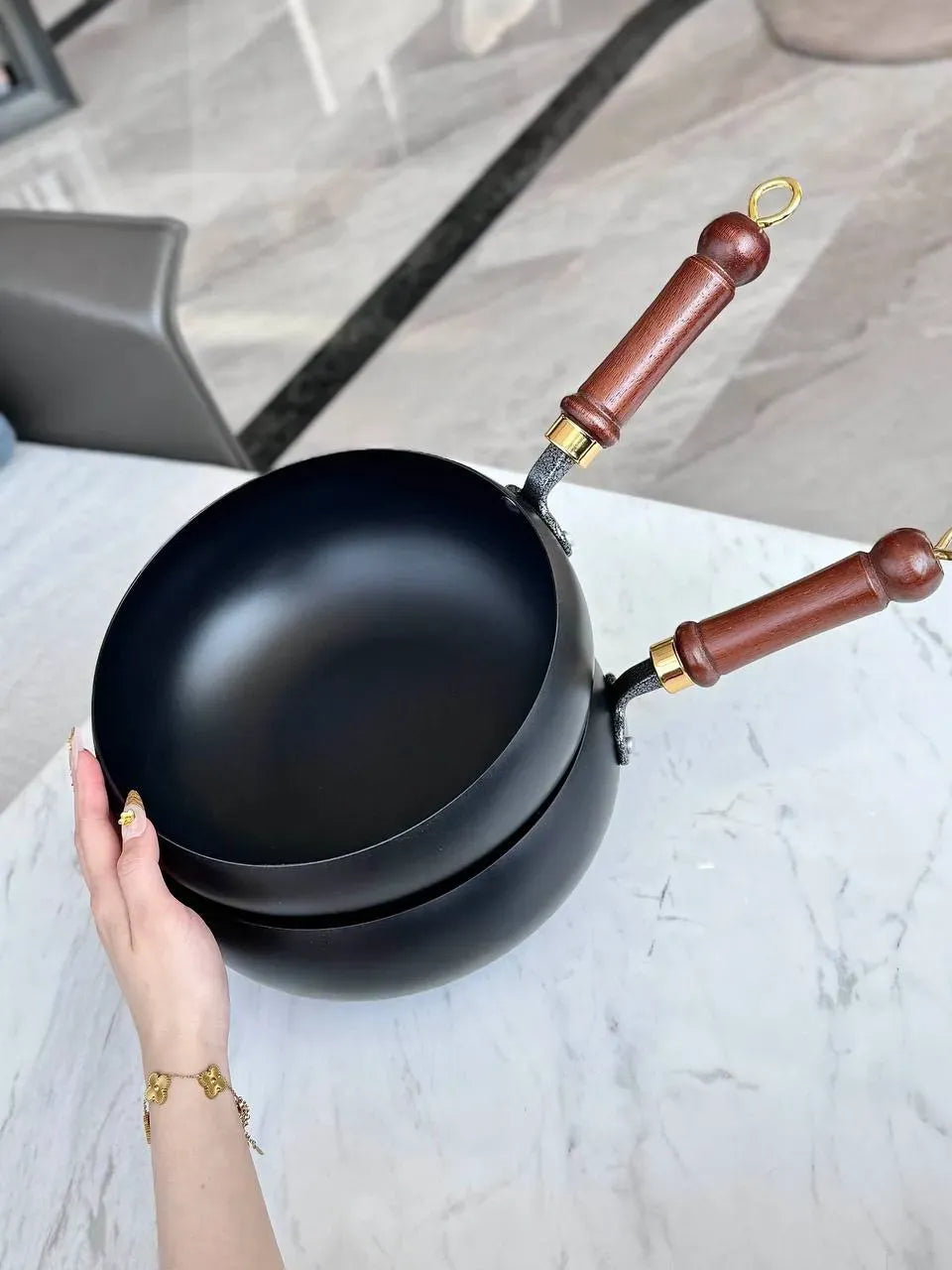 Granite Wok Pan