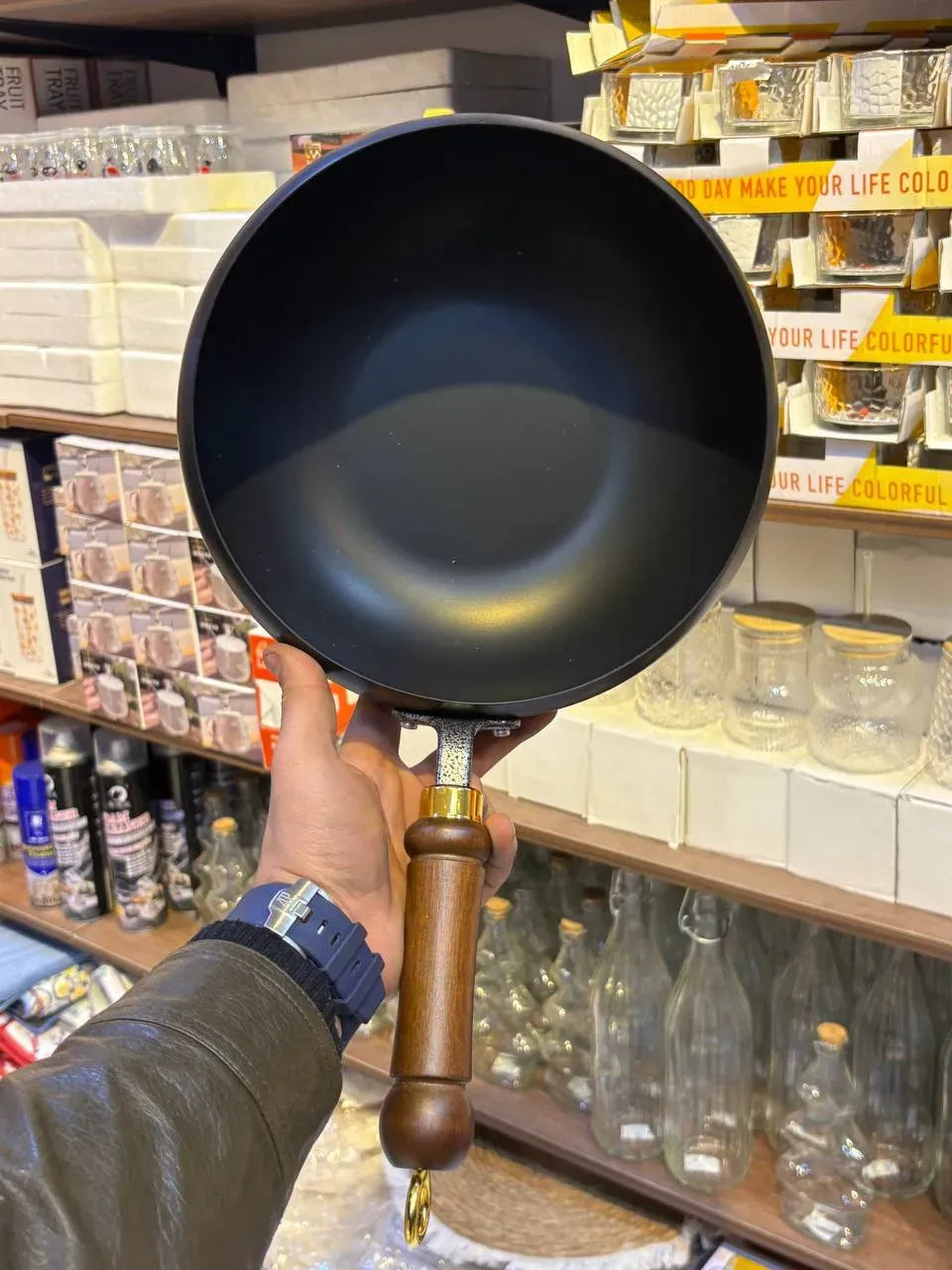 Granite Wok Pan