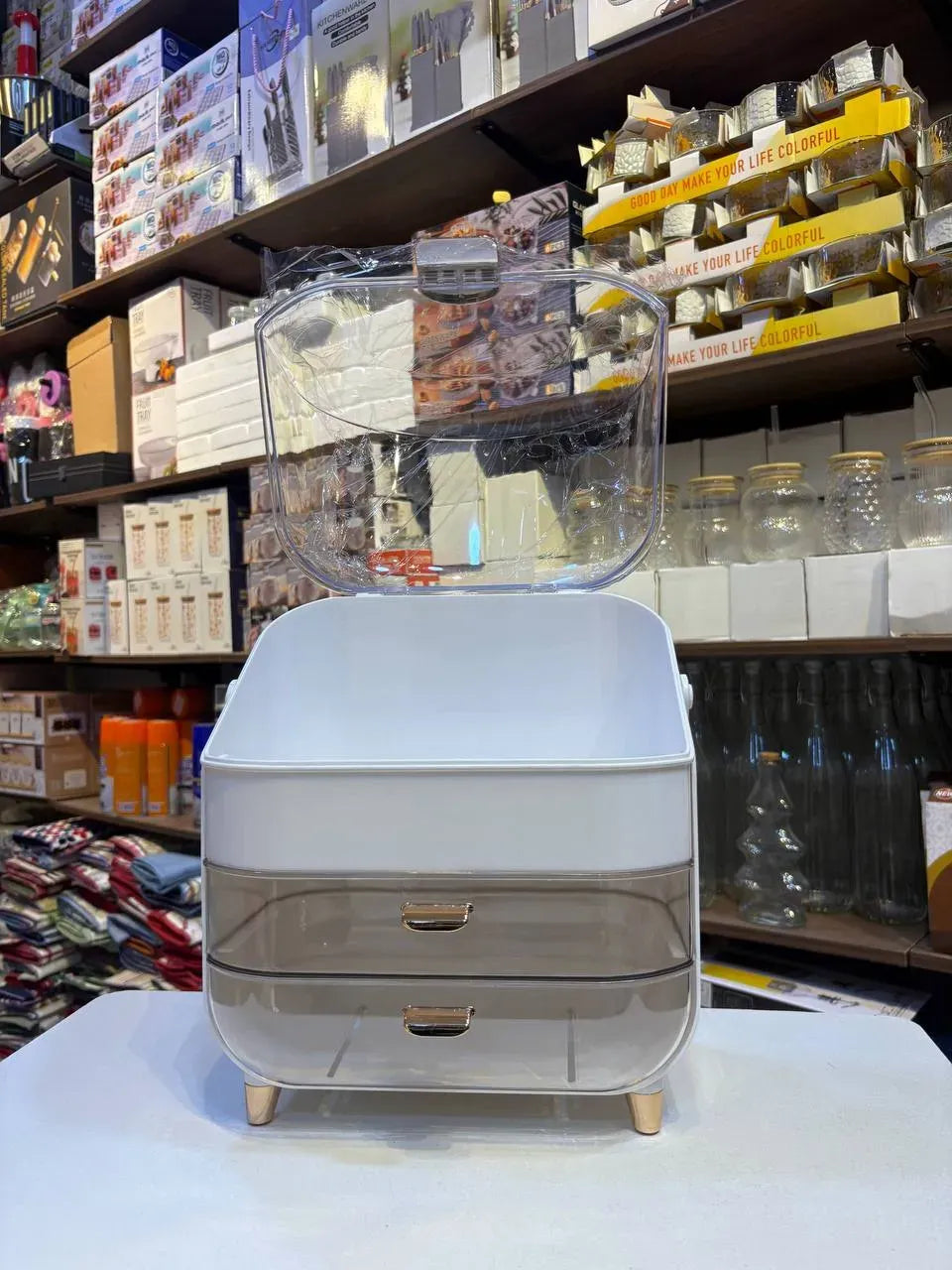 Capsule Makeup Organizer