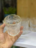 Gold Textured Glass Set