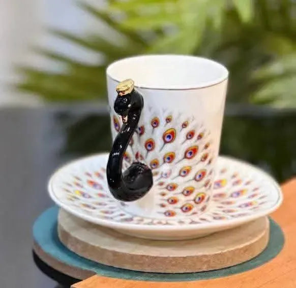 Peacock Coffee Set