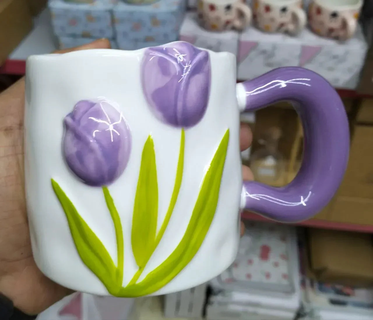 Flower Relief Mug