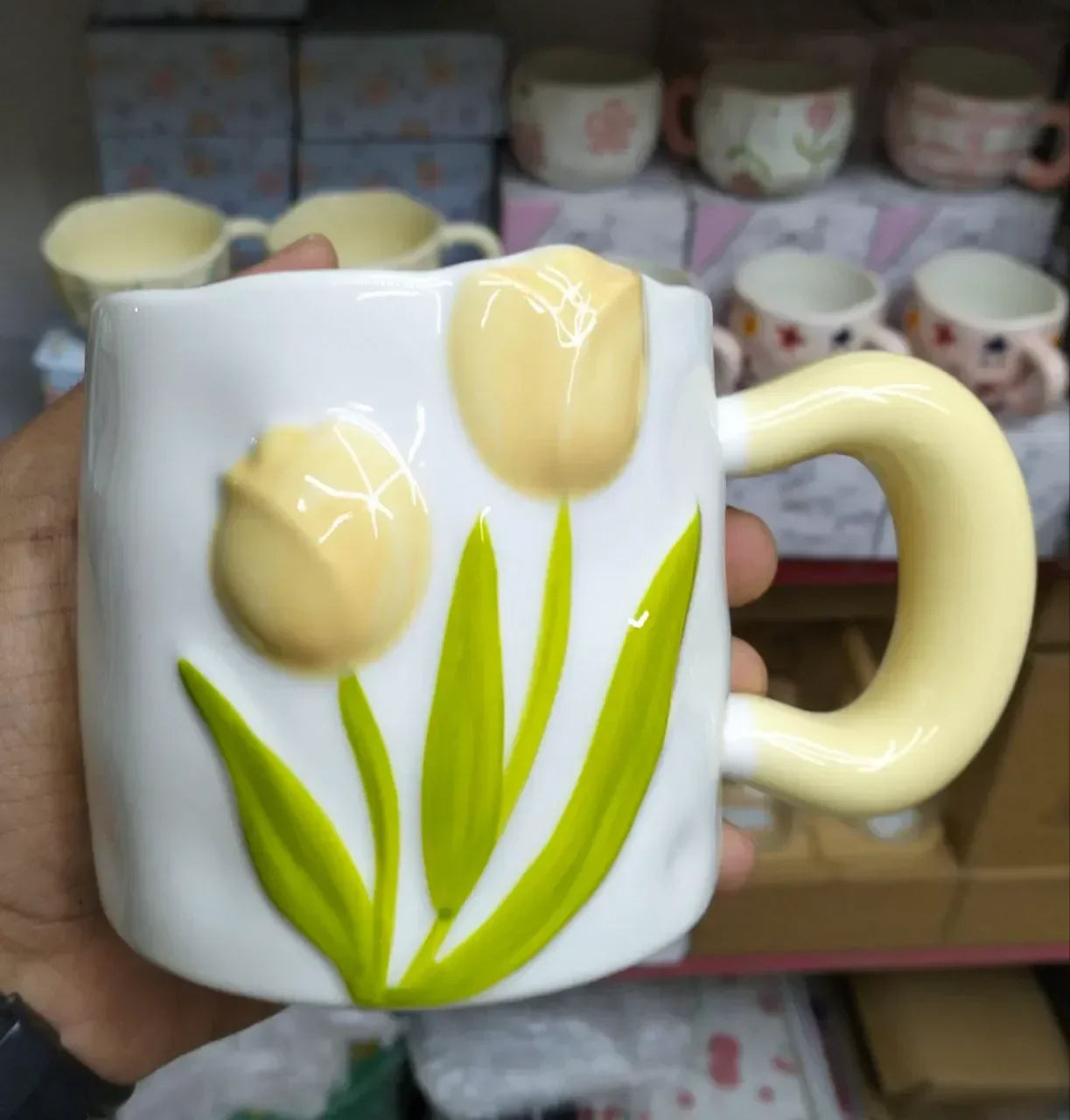 Flower Relief Mug