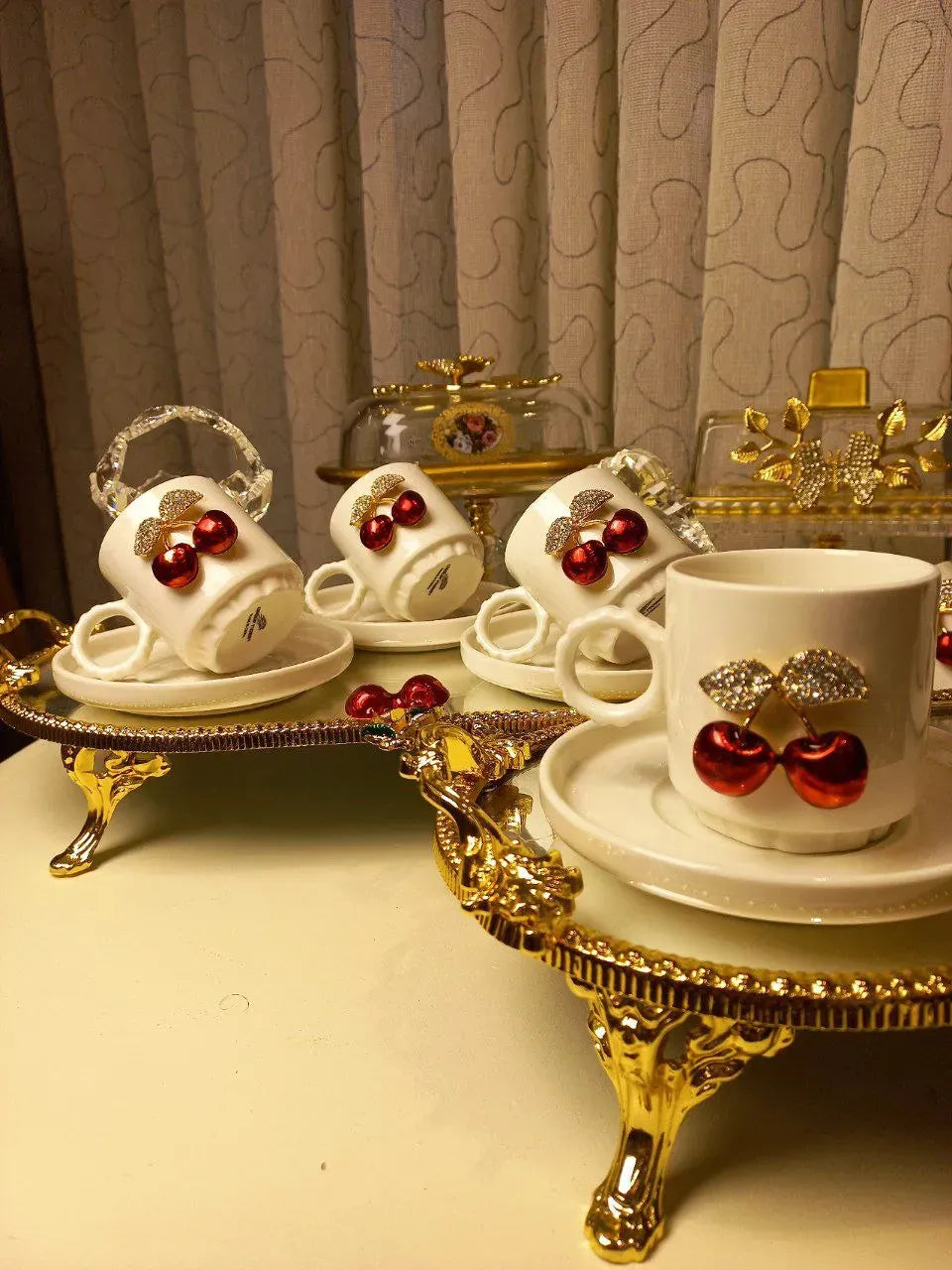 Cherry Royale Coffee Set