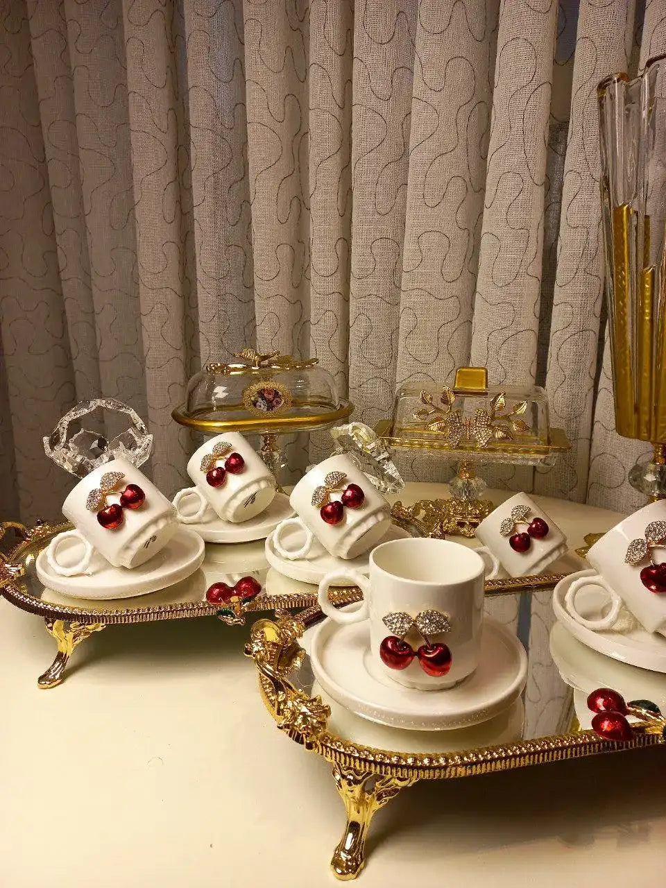Cherry Royale Coffee Set