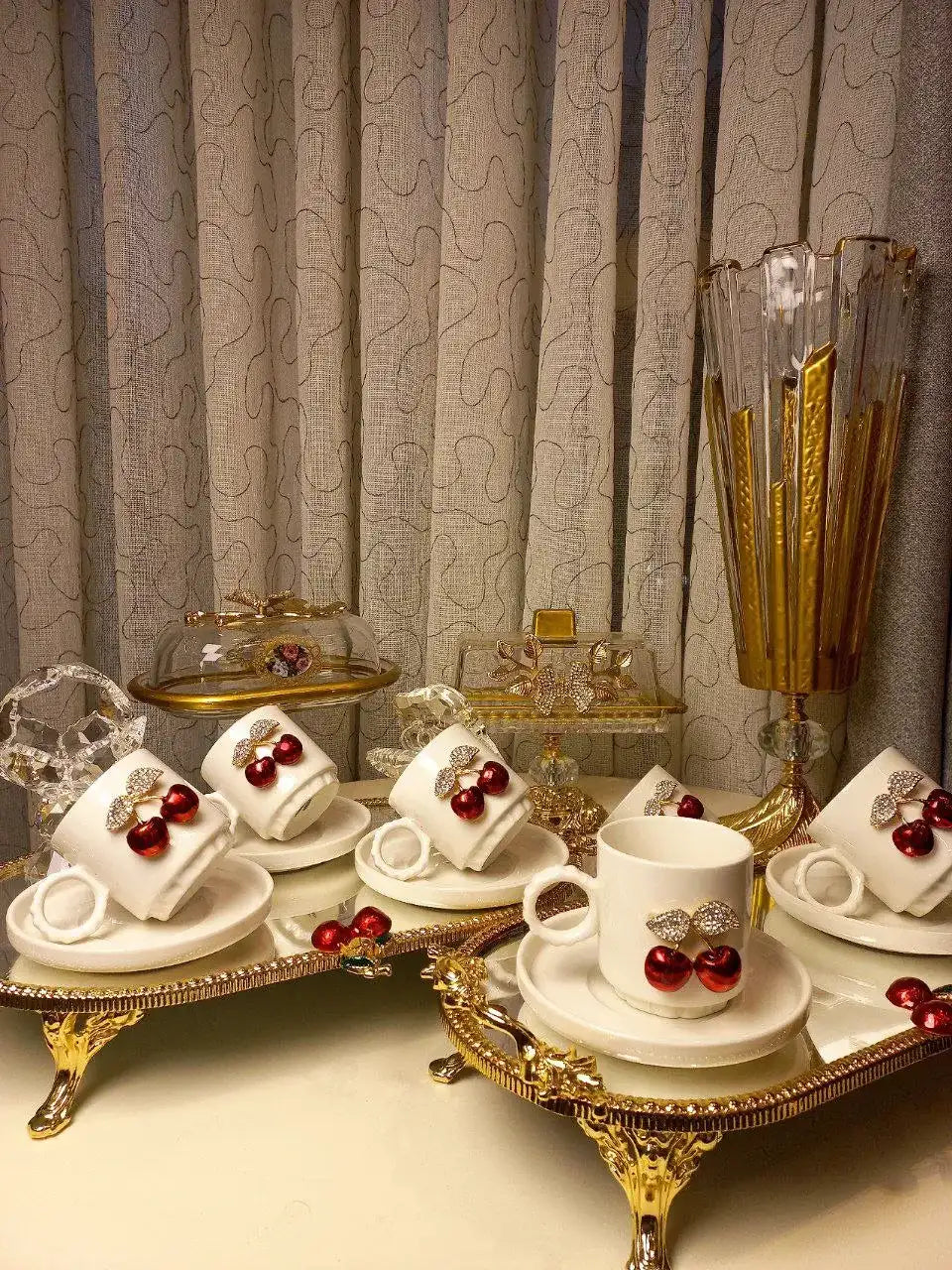 Cherry Royale Coffee Set