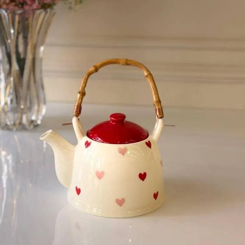 Wooden Handle Teapot