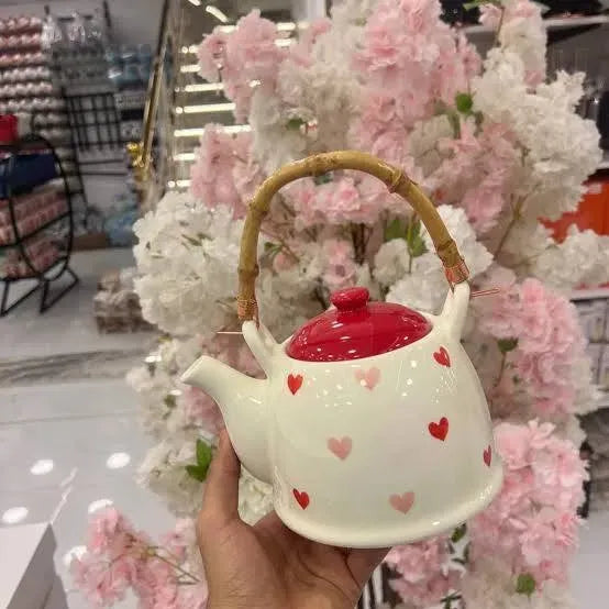 Wooden Handle Teapot