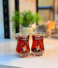 Habib Tea Glasses 6pc hand