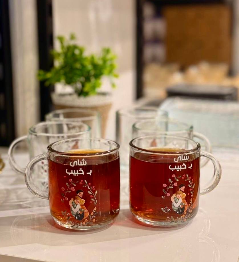 Habib Tea Glasses 6pc hand