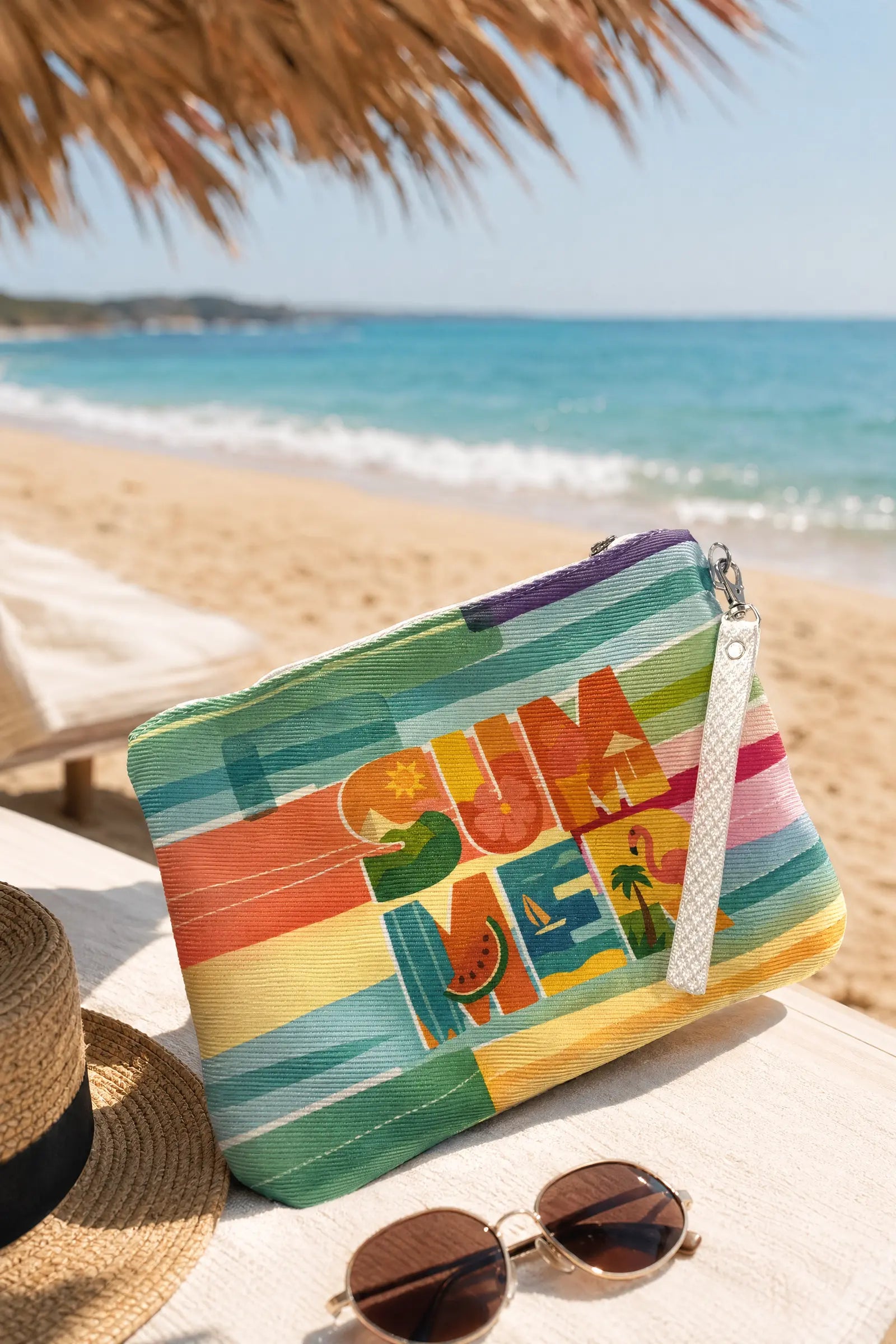 Sun-Kissed Clutch Bag
