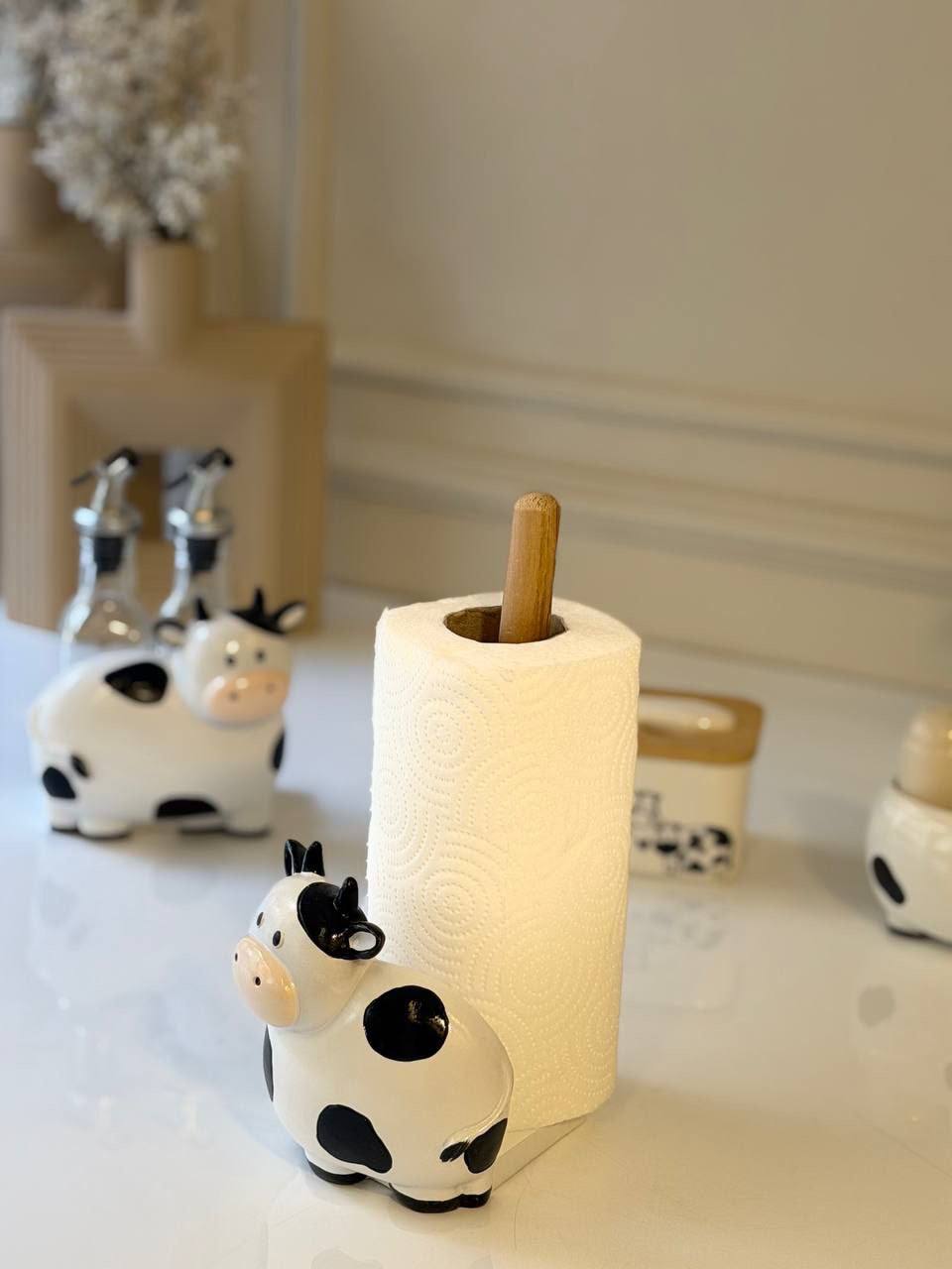 Cute Cow Kitchen Set