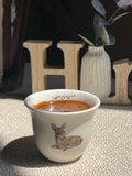 Vintage Deer Arabic Coffee Cup