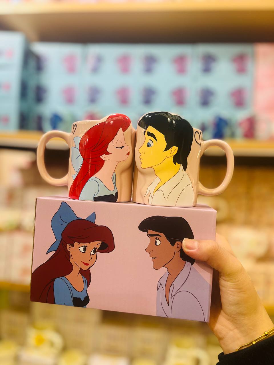 Princess Ariel & Prince Eric (The Little Mermaid) Romantic "Pair Mug" Gift Set