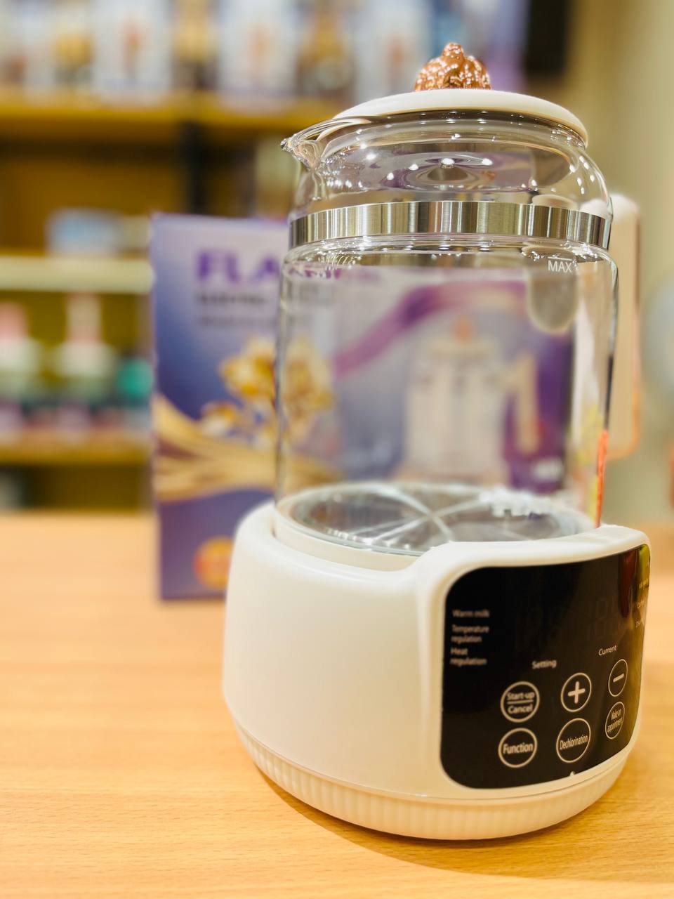 Royal Crown Glass Kettle