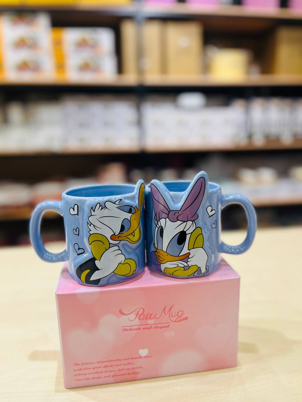 Donald & Daisy Duck Couple Mug Set