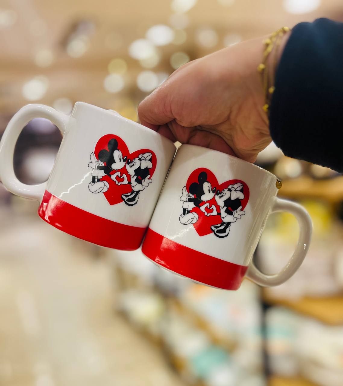 Mickey & Minnie Mouse Couple Mug Set