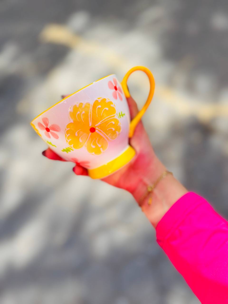 Blooming Floral Ceramic Mug