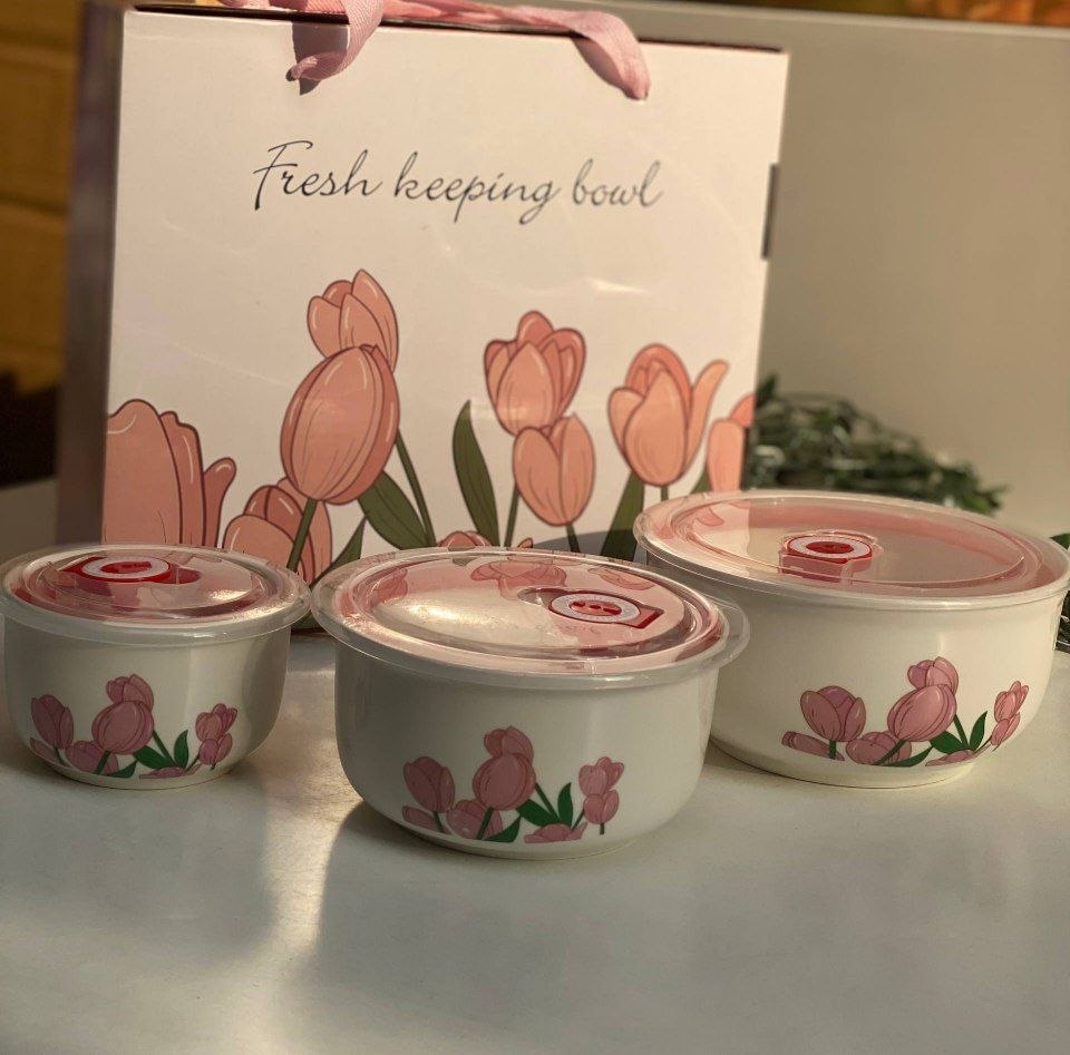Vintage Tulip Bowl Set