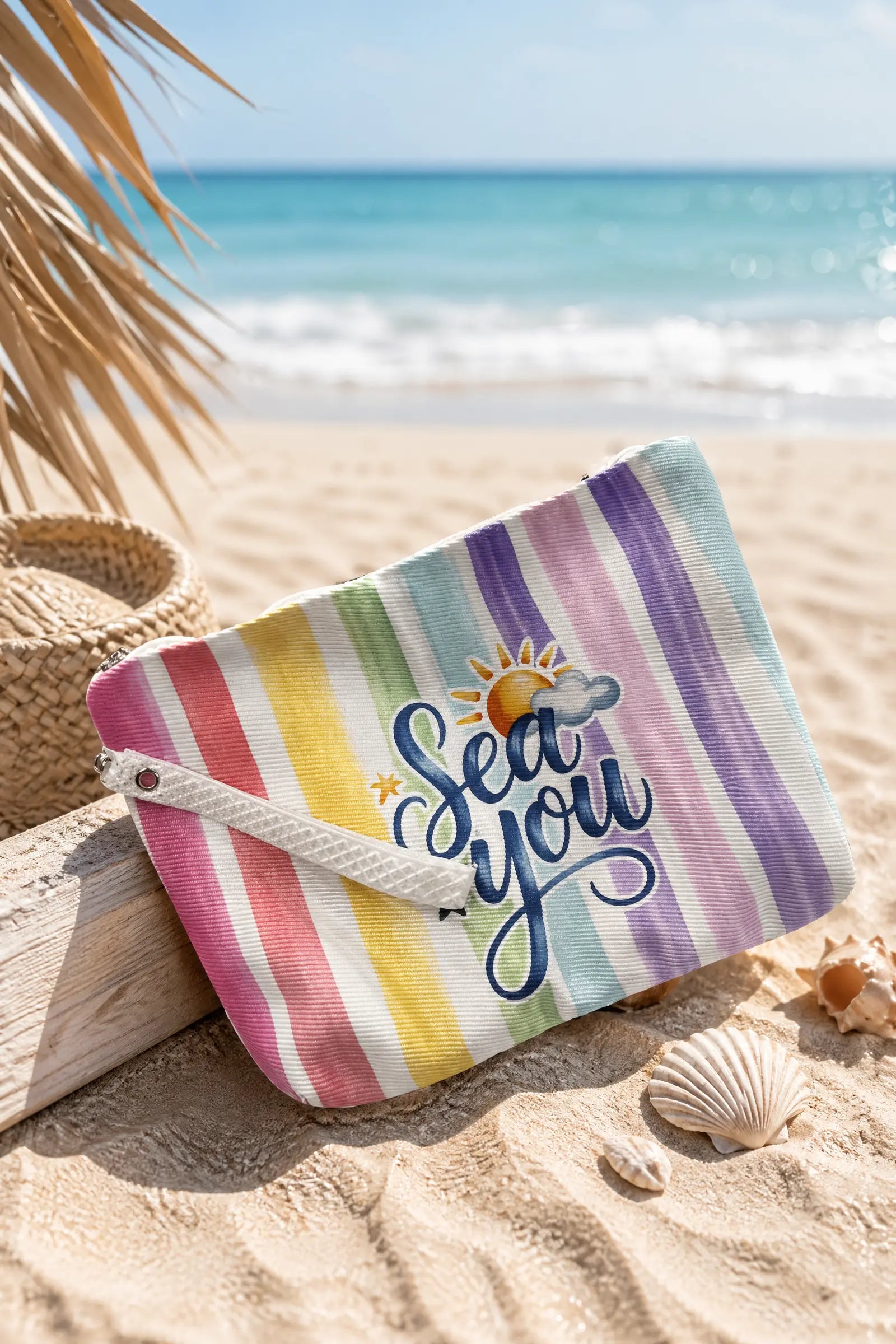 Sun-Kissed Clutch Bag