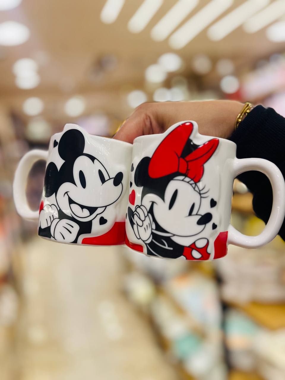 Mickey & Minnie Mouse Couple Mug Set