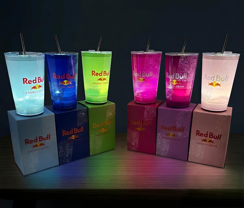 Glow & Go Red Bull Cup (مج ريد بول المضيء)