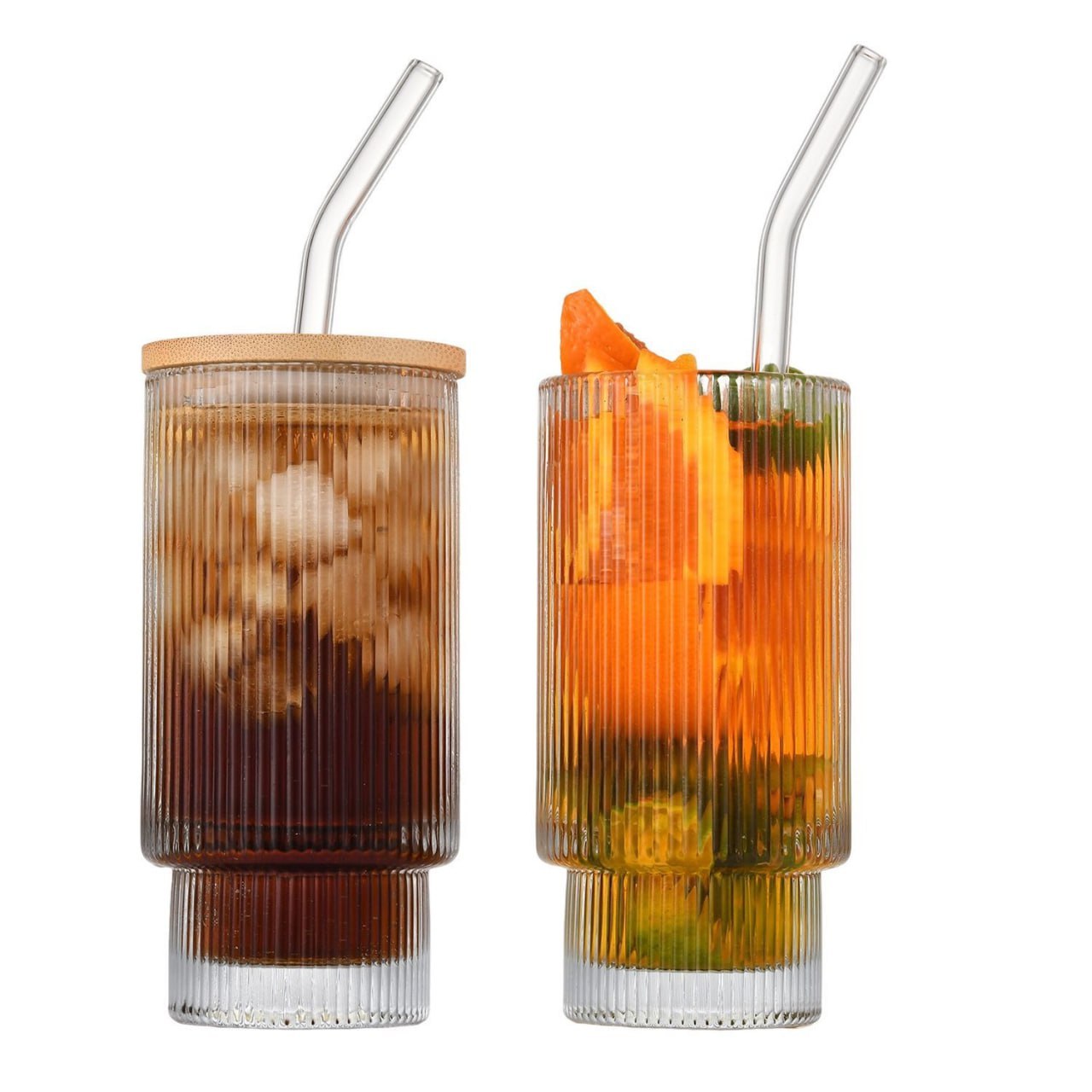 Minimalist Fluted Glass Cup