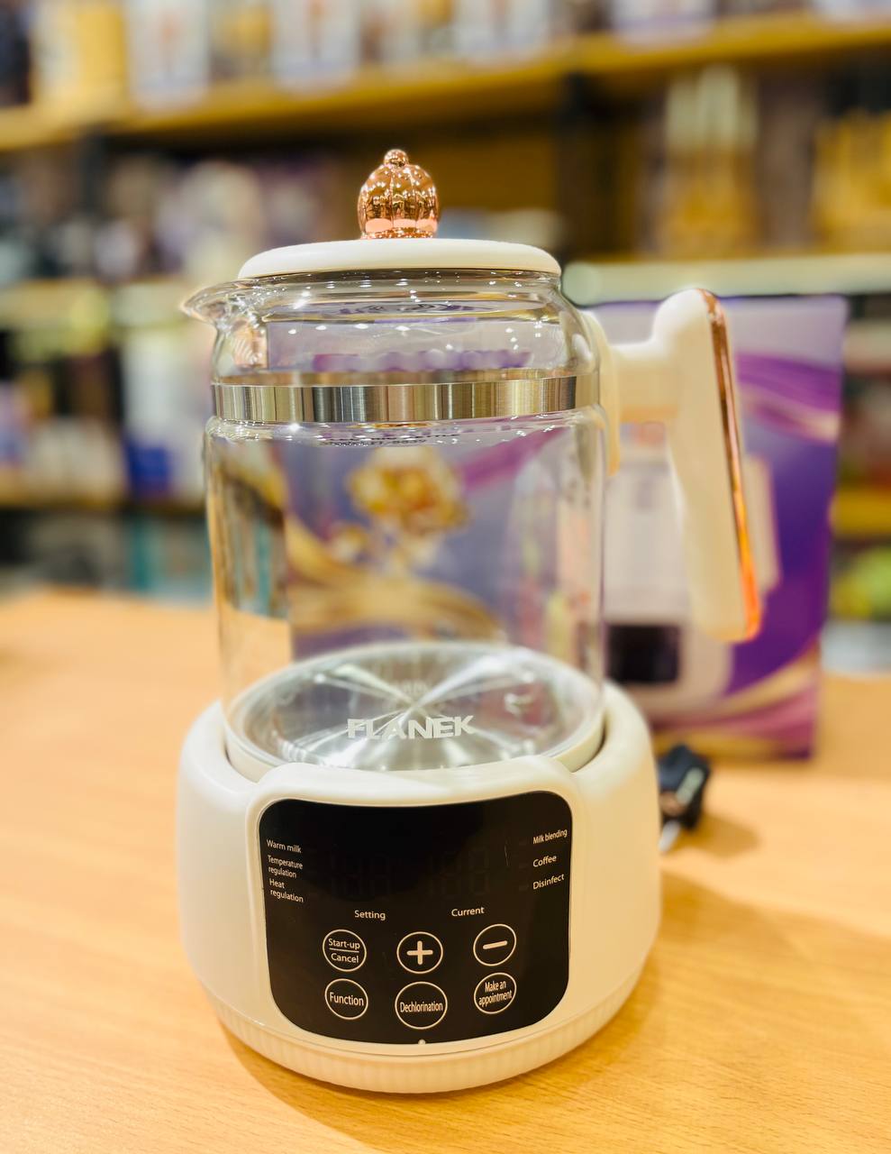 Royal Crown Glass Kettle