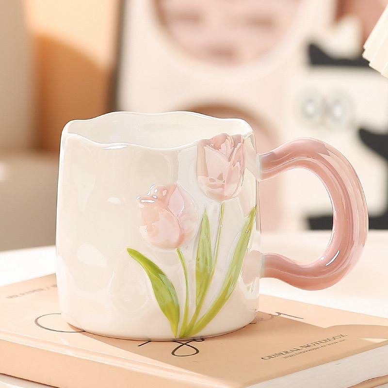 Flower Relief Mug