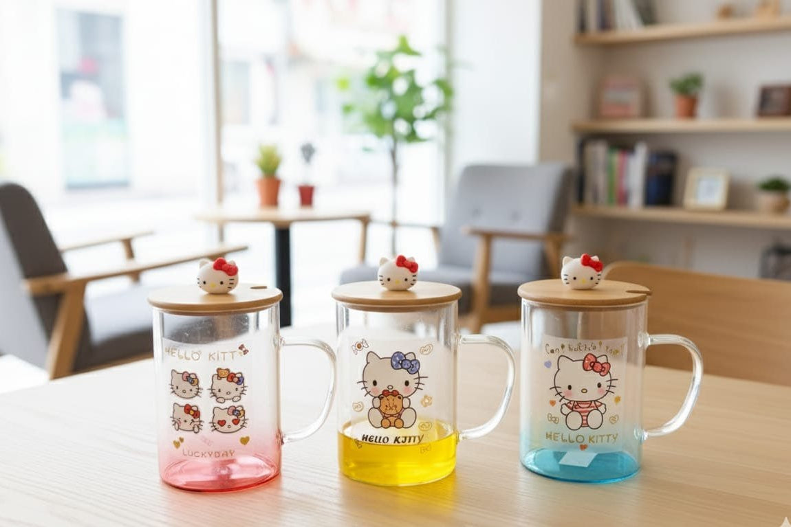 Hello Kitty Glass Mug