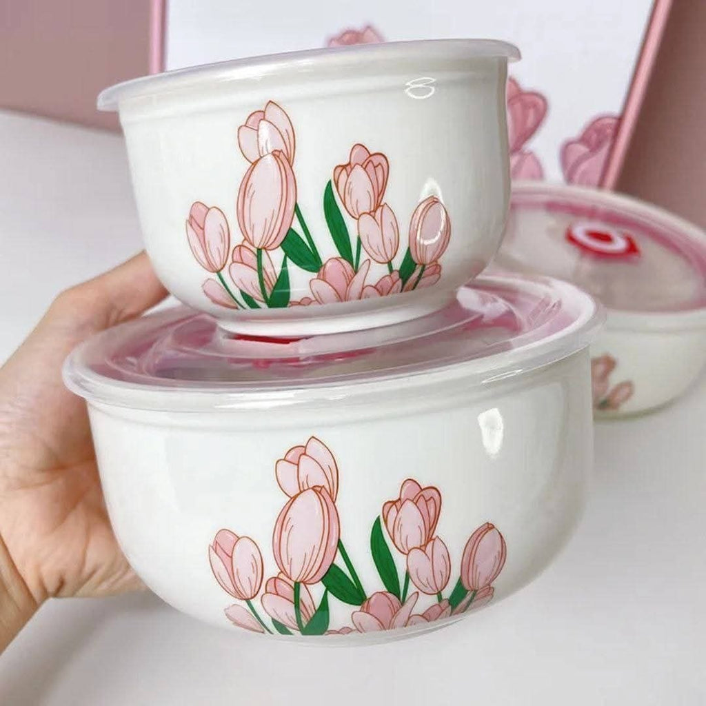 Vintage Tulip Bowl Set