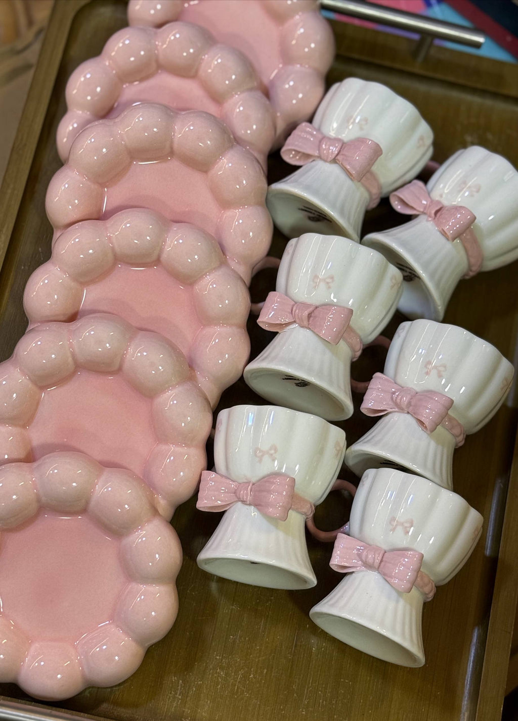 Coquette Pink Tea Set