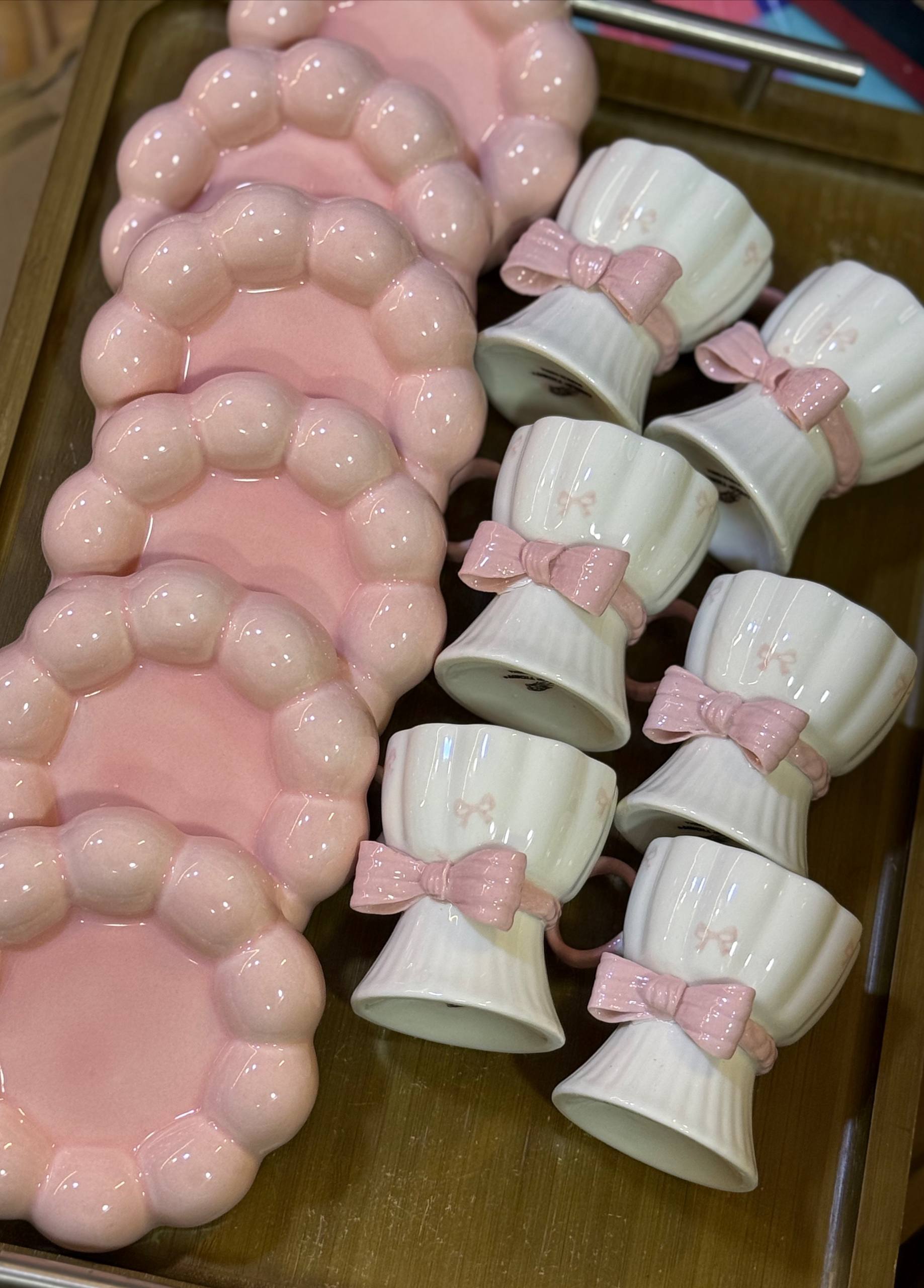 Coquette Pink Tea Set