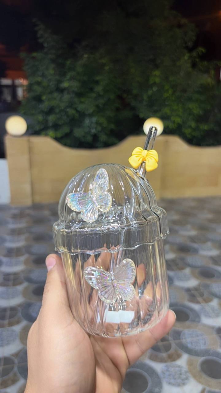 Whimsical Butterfly Dome Cup