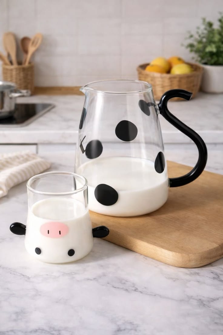 Cow Print Pyrex Set