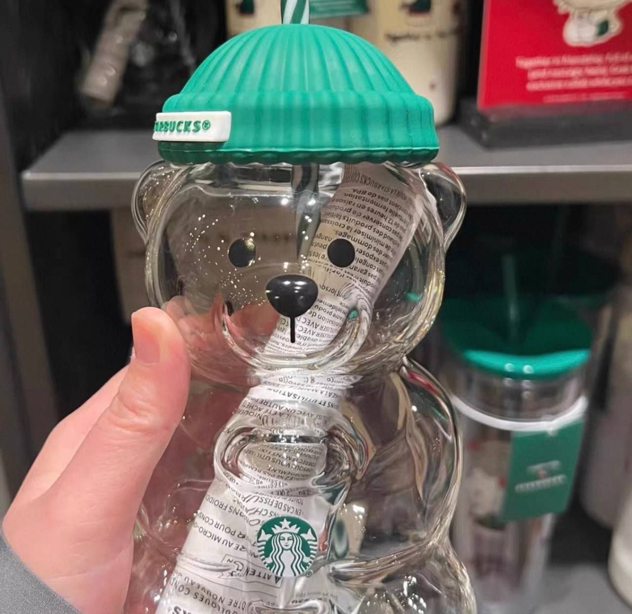 Cozy Bear Glass Tumbler