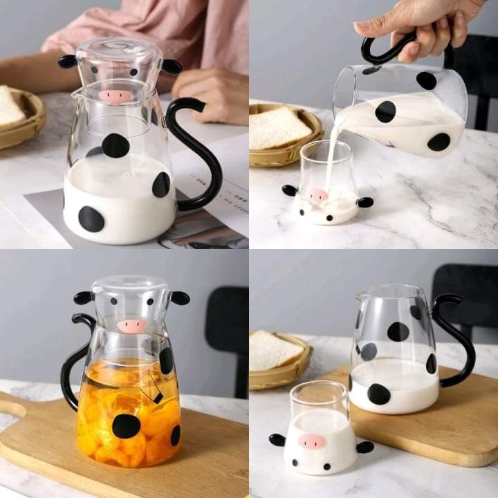 Cow Print Pyrex Set