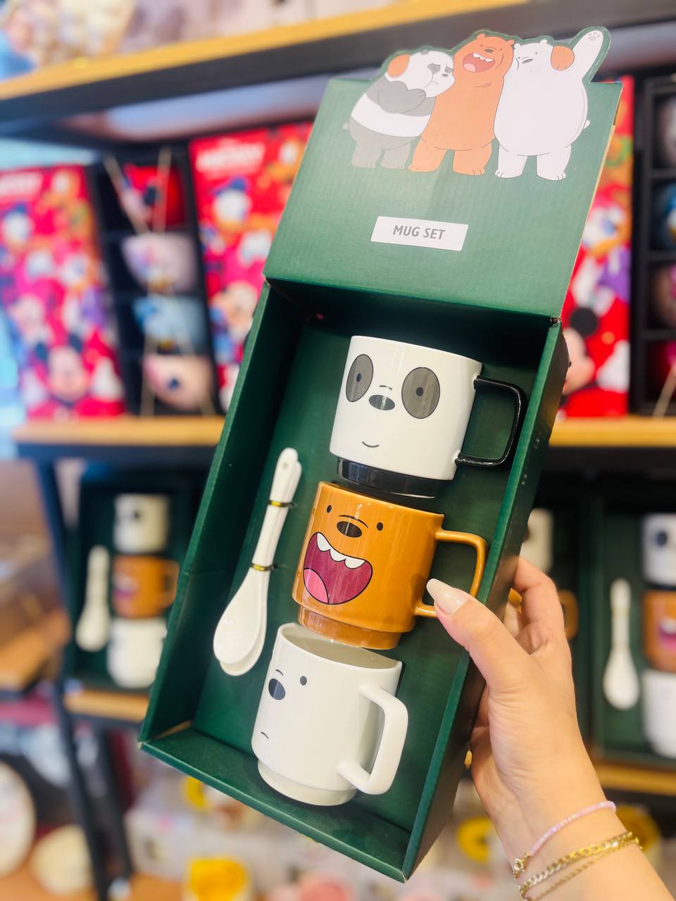 Stackable Bear Mug Set