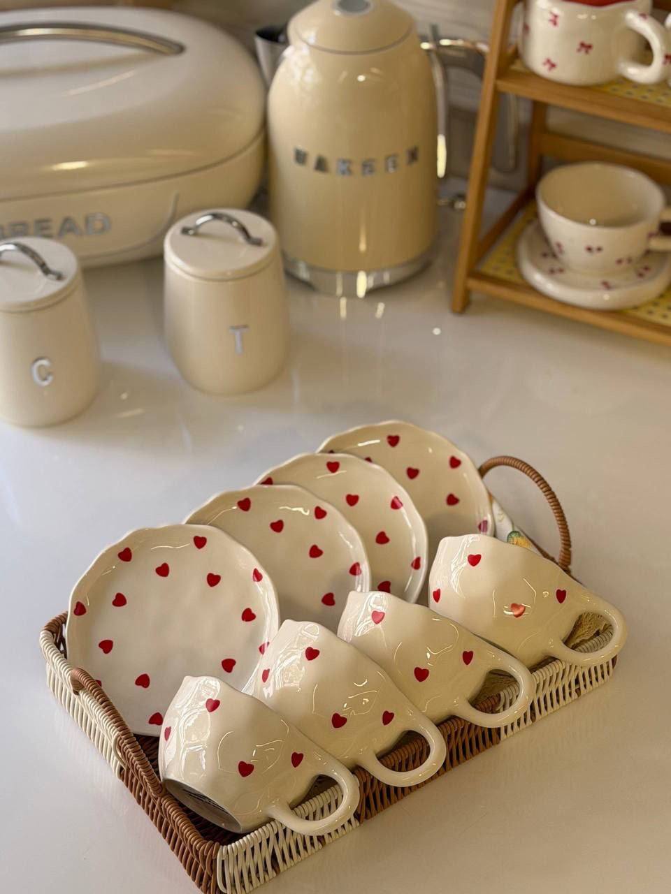 Tiny Hearts Wavy Set