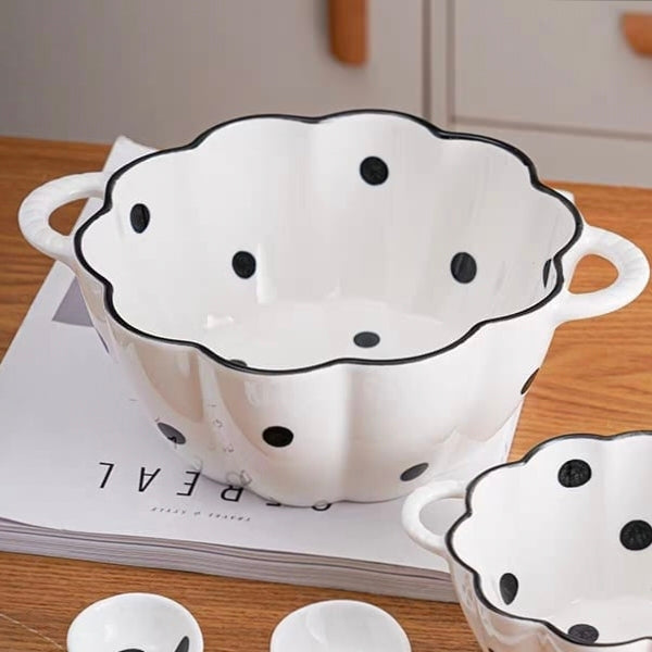 Polka Dot Ceramic Set