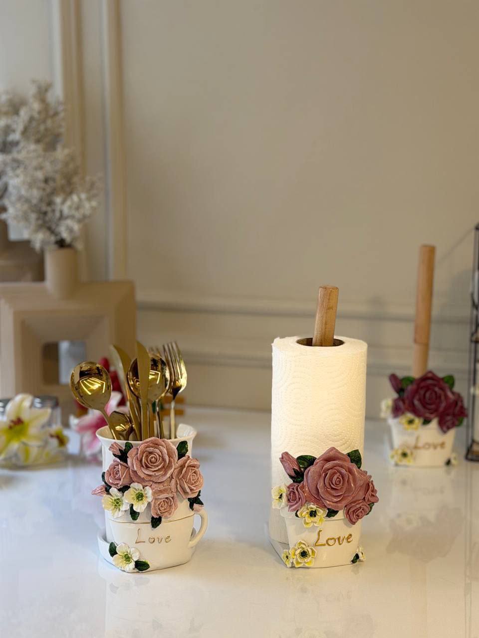 Vintage Rose Kitchen Set