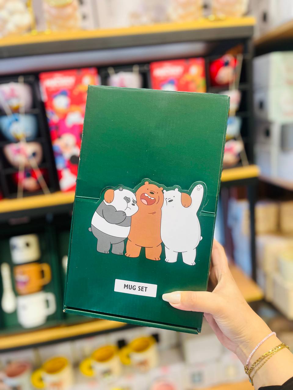 Stackable Bear Mug Set