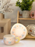 Pastel Ribbon Tea Cup