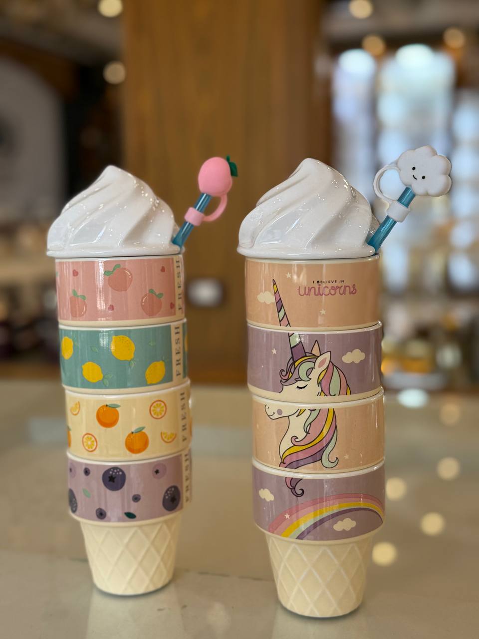 Kawaii Soft Serve Tumbler set