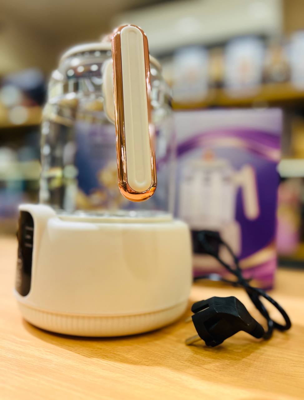 Royal Crown Glass Kettle