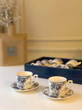 Royal Blue Coffee Set