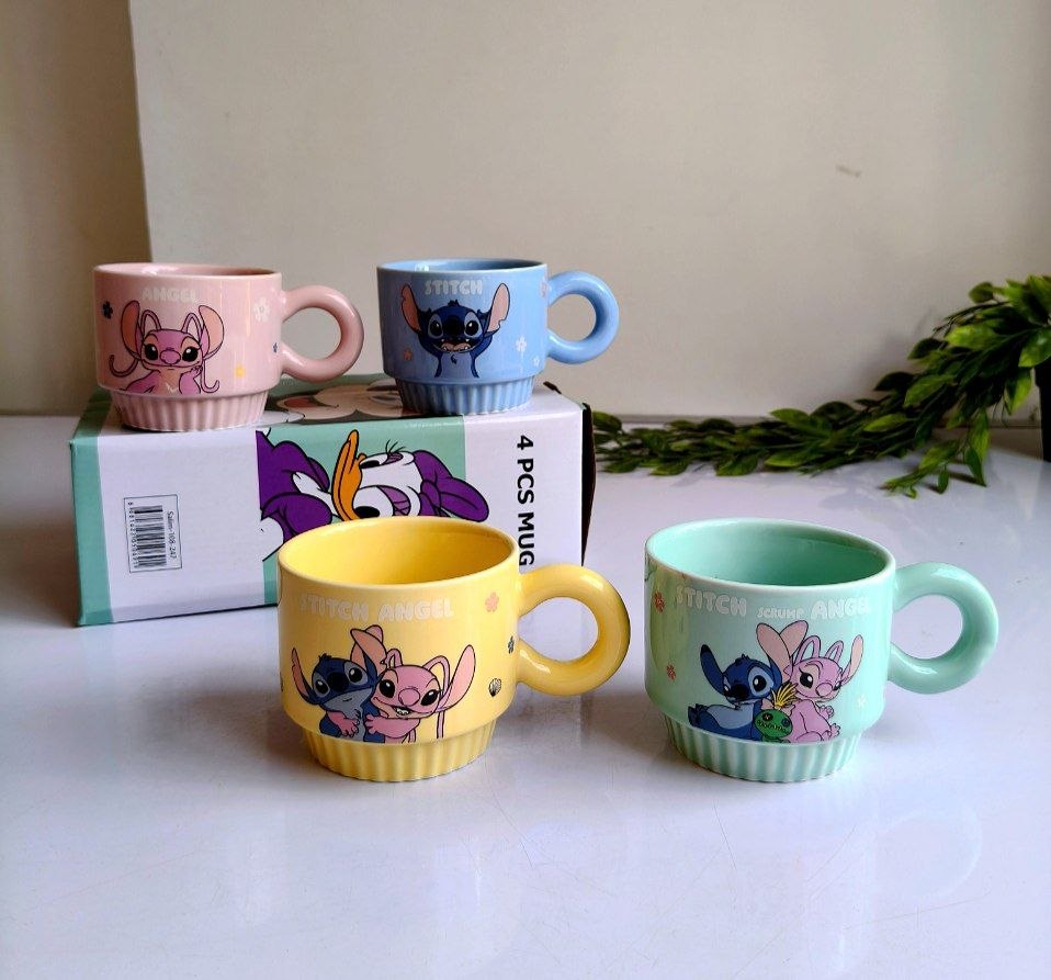 Stitch Stackable Mug Set