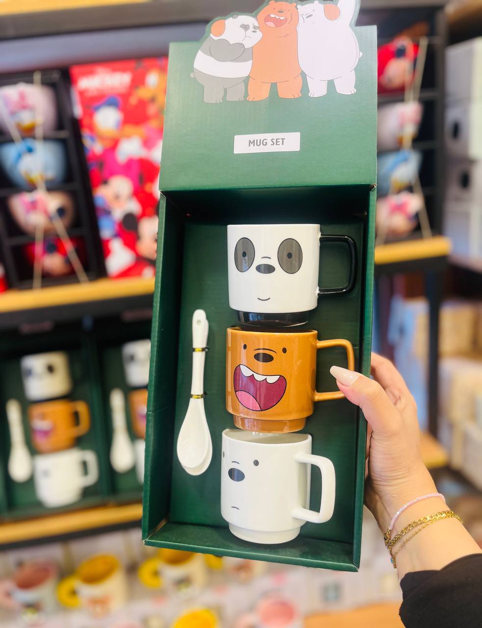 Stackable Bear Mug Set