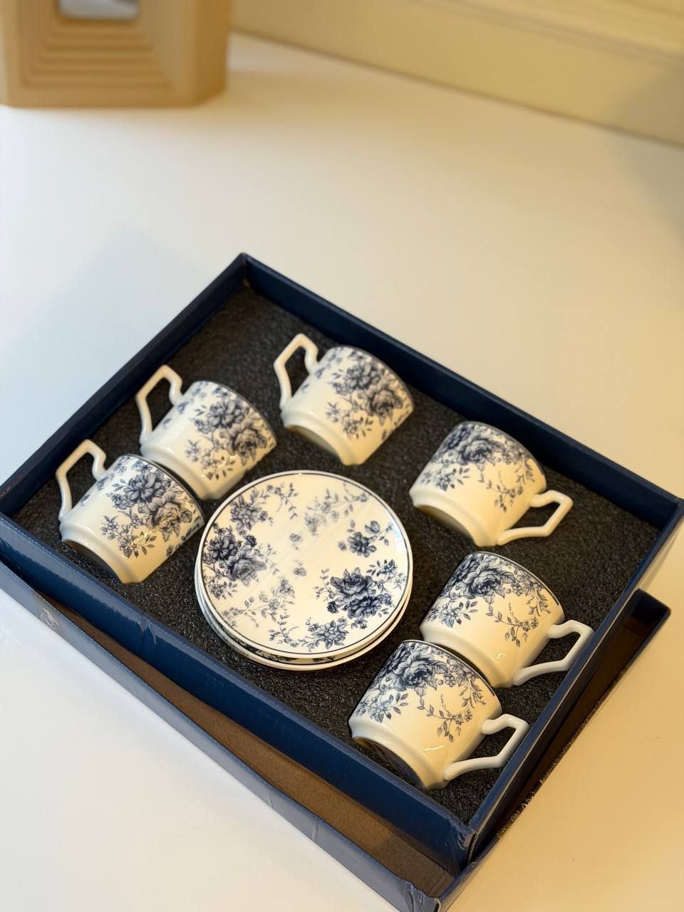 Royal Blue Coffee Set