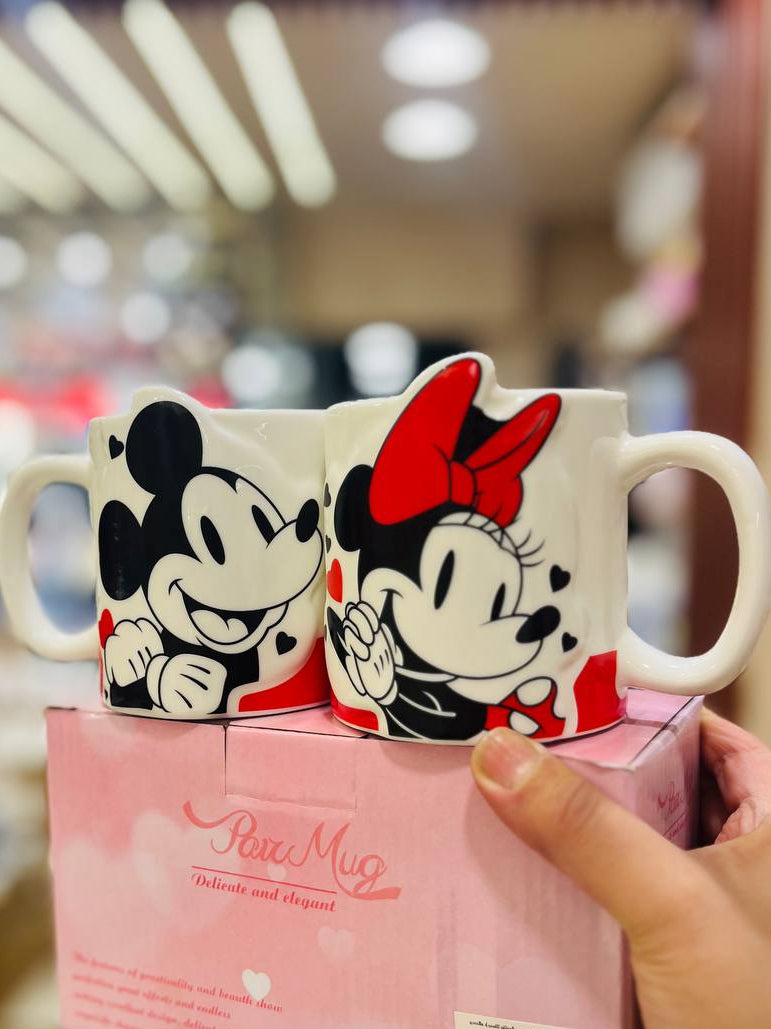 Mickey & Minnie Mouse Couple Mug Set